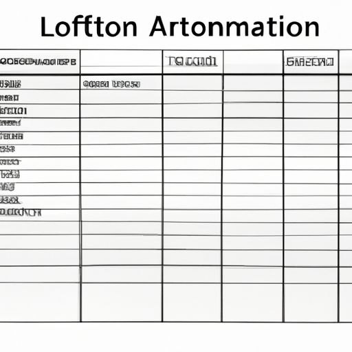 loan amortisation table excel